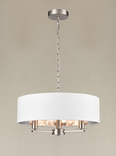 Franklite Windsor 3 lt Satin Nickel Ceiling Light